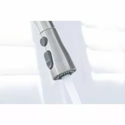 In Stock Hardwarestore Delivery Simplice Single-Handle Pull-Down Sprayer Kitchen Faucet With DockNetik And Sweep Spray In Vibrant Stainless -Bath and Faucet shop 71caec769a48a2d2bcf5141777dd14b5 1800x1800