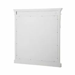 In Stock Hardwarestore Delivery 30 In. W X 32 In. H Framed Rectangular Bathroom Vanity Mirror In White -Bath and Faucet shop 71cd5ddf104b701e7d07577c1c000dab 1800x1800
