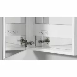Robern PL Series 23.25-in X 39.38-in Rectangle Surface Mirrored Medicine Cabinet With Outlet 12 Robern PL Series 23.25-in X 39.38-in Rectangle Surface Mirrored Medicine Cabinet With Outlet -Bath and Faucet shop 723085059243 11212131 1800x1800