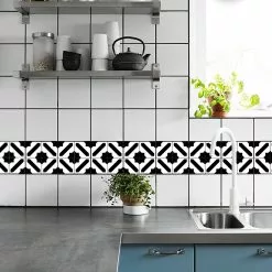CUH 10Pcs Peel And Stick Backsplash Tile 3D Wall Tile Sticker Wallpaper Stickers For Kitchen Bathroom Backsplash Moroccan Style 15x15cm/20x20cm -Bath and Faucet shop 72d32483 6a27 4099 b831 d283ec7e41d3.5d91fe2a0c248cc035666ca78ada71f1 1800x1800