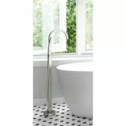 Valspar Jacuzzi PRIMO 1-Handle Freestanding Bathtub Faucet With Hand Shower (Valve Included)