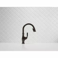 In Stock Hardwarestore Delivery Worth Single-Handle Pull-Down Sprayer Kitchen Faucet In Oil Rubbed Bronze -Bath and Faucet shop 73ccb1370fcacac4aa1f133ecc38246f 1800x1800