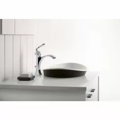 KOHLER Iron Plains Vessel Cast Iron Bathroom Sink In White With Iron Black Painted Underside And Overflow 13 KOHLER Iron Plains Vessel Cast Iron Bathroom Sink In White With Iron Black Painted Underside And Overflow -Bath and Faucet shop 73d48a1a420a75ba65d3c2810cd2dc75 1800x1800