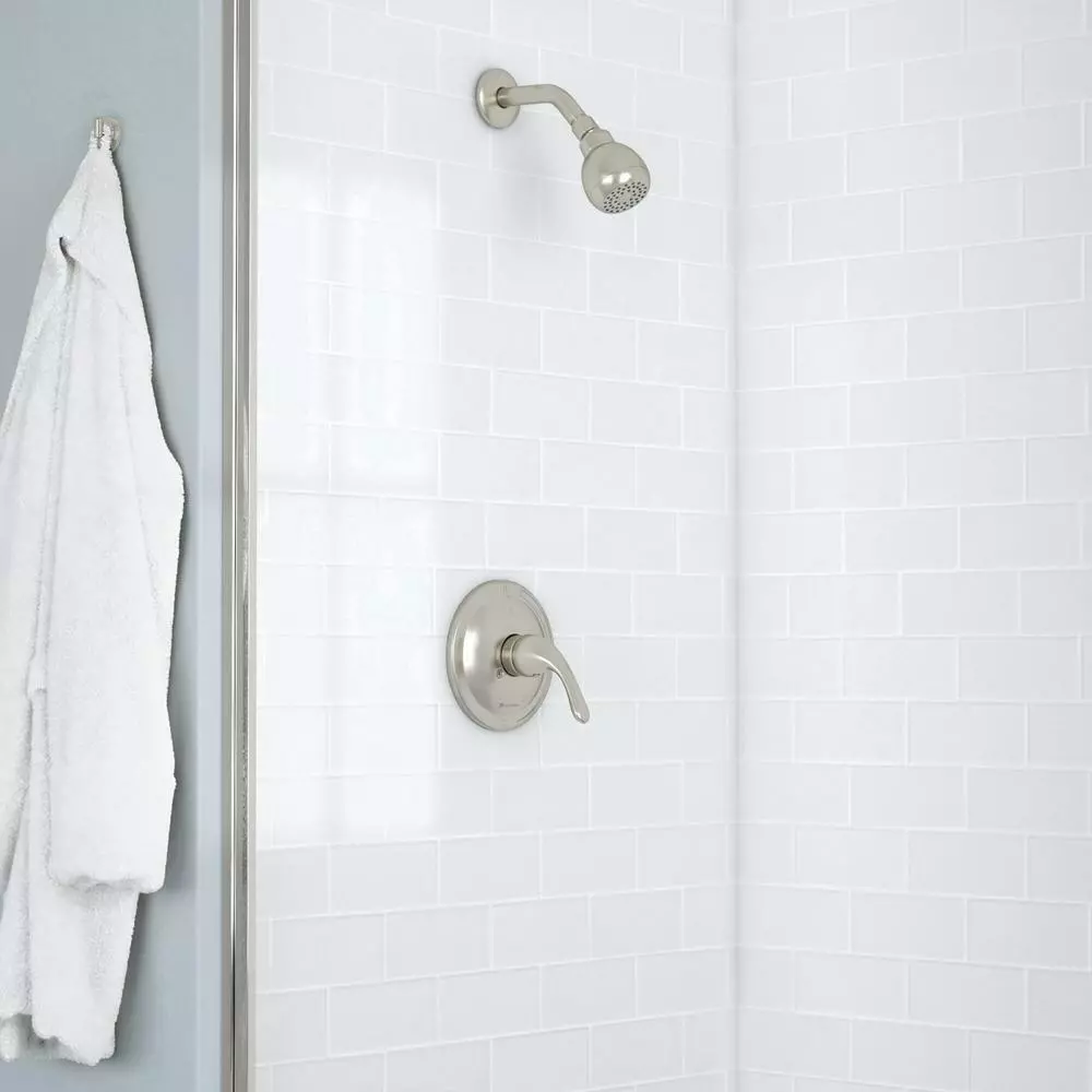 In Stock Hardwarestore Delivery Builders Single-Handle 1-Spray Pressure Balance Shower Faucet In Brushed Nickel (Valve Included) 4 In Stock Hardwarestore Delivery Builders Single-Handle 1-Spray Pressure Balance Shower Faucet In Brushed Nickel (Valve Included) - Image 2