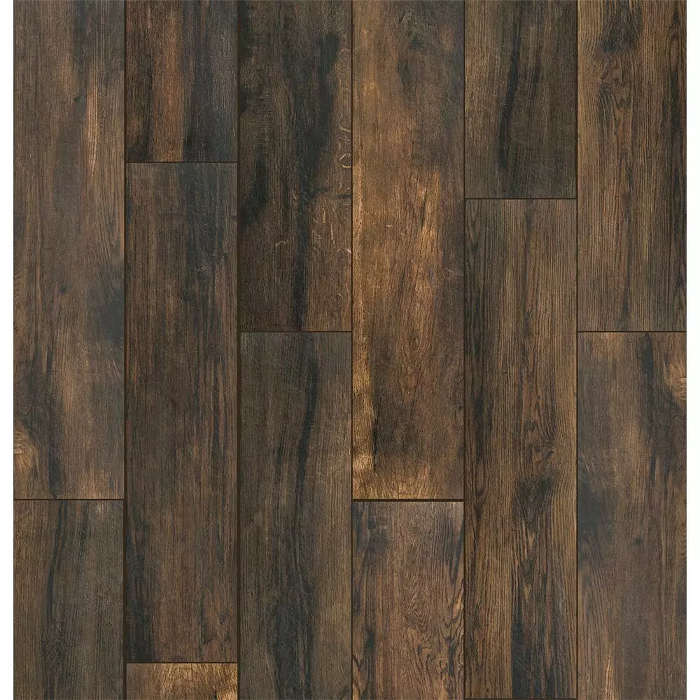 Florida Tile Home Collection Smoked Hickory 8 In. X 36 In. Porcelain Floor And Wall Tile 6 Florida Tile Home Collection Smoked Hickory 8 In. X 36 In. Porcelain Floor And Wall Tile - Image 4