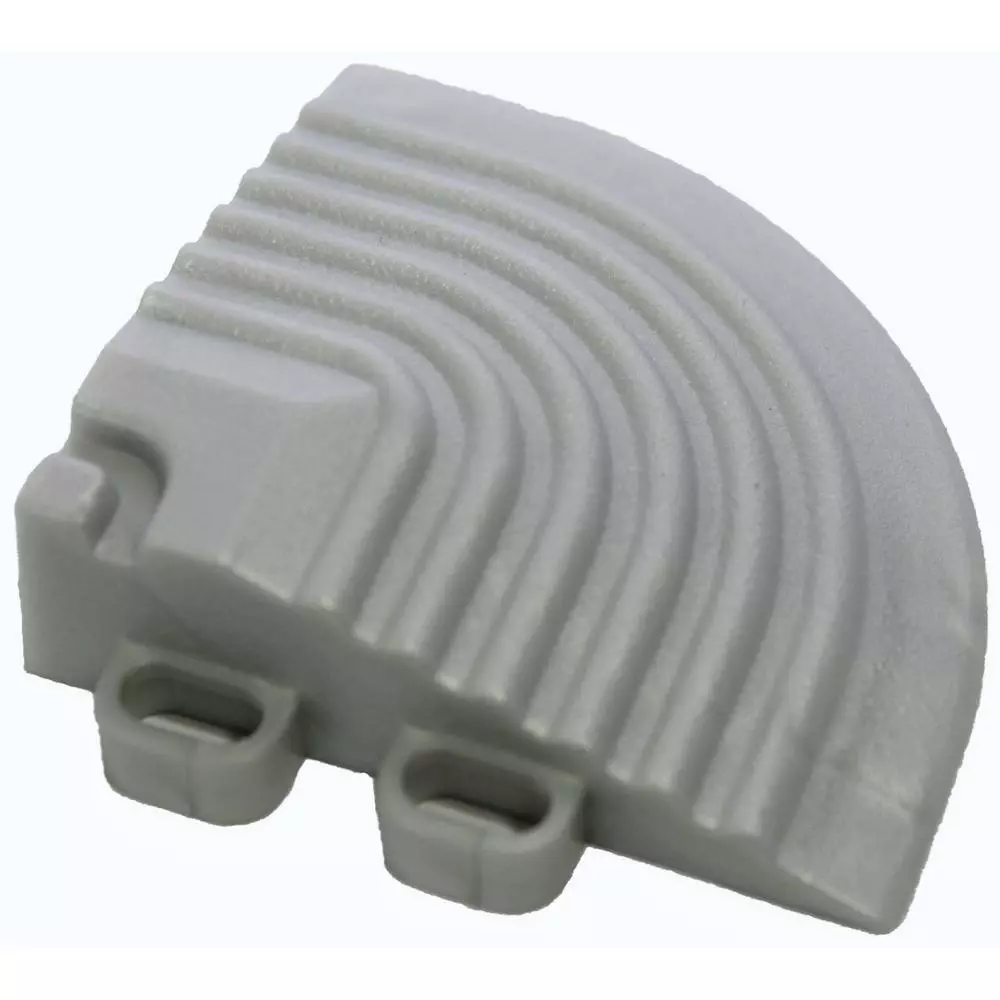 Swisstrax 2.5 In. X 2.5 In. Artic White Corner Edging For 15.75 In. Swisstrax Modular Tile Flooring (2-Pack) 13 Swisstrax 2.5 In. X 2.5 In. Artic White Corner Edging For 15.75 In. Swisstrax Modular Tile Flooring (2-Pack) - Image 11