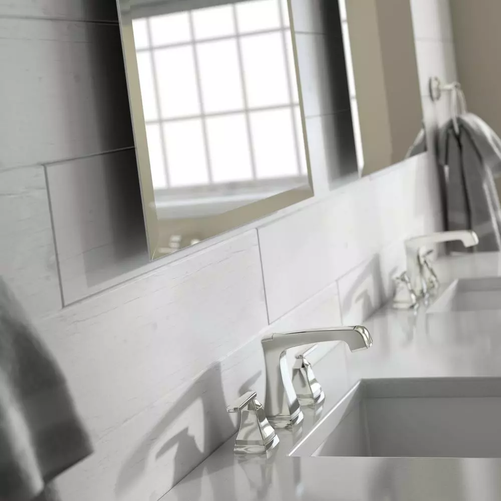 In Stock Hardwarestore Delivery 27 In. W X 41 In. H (L1) Frameless Rectangular Deluxe Glass Bathroom Vanity Mirror 4 In Stock Hardwarestore Delivery 27 In. W X 41 In. H (L1) Frameless Rectangular Deluxe Glass Bathroom Vanity Mirror - Image 2