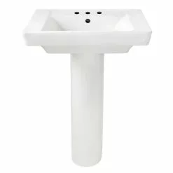 American Standard Boulevard Pedestal Combo Bathroom Sink In White