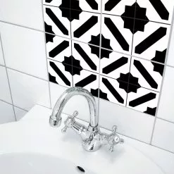 CUH 10Pcs Peel And Stick Backsplash Tile 3D Wall Tile Sticker Wallpaper Stickers For Kitchen Bathroom Backsplash Moroccan Style 15x15cm/20x20cm -Bath and Faucet shop 75df3d00 4d53 4b75 9eaf 220189f2687f.e5c36b60067f22d452f312216bead6fb 1800x1800