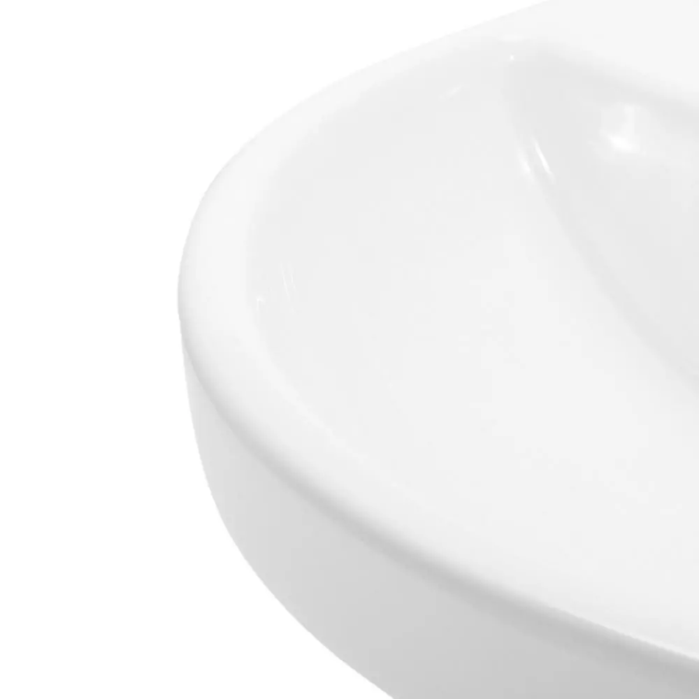 Whitehaus Collection Isabella Collection Wall-Mounted Bathroom Sink In White 7 Whitehaus Collection Isabella Collection Wall-Mounted Bathroom Sink In White - Image 5