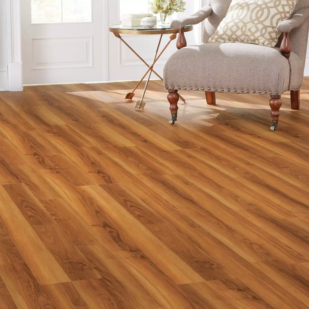 Home Decorators Collection Warm Cherry 7.5 In. L X 47.6 In. W Luxury Vinyl Plank Flooring (24.74 Sq. Ft. / Case) 4 Home Decorators Collection Warm Cherry 7.5 In. L X 47.6 In. W Luxury Vinyl Plank Flooring (24.74 Sq. Ft. / Case) - Image 2