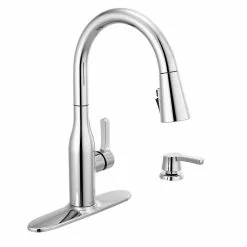 In Stock Hardwarestore Delivery Marca Single-Handle Pull-Down Sprayer Kitchen Faucet With ShieldSpray Technology In Champagne Bronze 28 In Stock Hardwarestore Delivery Marca Single-Handle Pull-Down Sprayer Kitchen Faucet With ShieldSpray Technology In Champagne Bronze -Bath and Faucet shop 77c95649b7a8282c68b335cf0ce0abfb 1800x1800