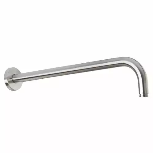Miseno Brushed Nickel Shower Arm And Flange 3 Miseno Brushed Nickel Shower Arm And Flange