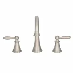 In Stock Hardwarestore Delivery Courant 8 In. Widespread 2-Handle Bathroom Faucet In Brushed Nickel (2-Pack Combo) -Bath and Faucet shop 7828aa9d6d1d56a04060368d09bb2a9f 1800x1800