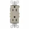Legrand Radiant Nickel 15-Amp Decorator Tamper Resistant Residential Outlet