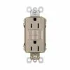 Legrand Radiant Nickel 15-Amp Decorator Tamper Resistant GFCI Residential/Commercial Outlet