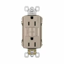 Legrand Radiant Nickel 15-Amp Decorator Tamper Resistant GFCI Residential/Commercial Outlet