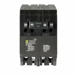 Square D Homeline 40-Amp 4-Pole Quad Circuit Breaker