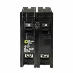 Square D Homeline 100-Amp 2-Pole Standard Trip Circuit Breaker