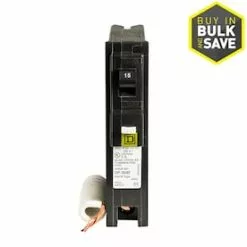 Square D Homeline 15-Amp 1-Pole Combination Arc Fault Circuit Breaker