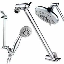 HotelSpa 0.5-in Chrome Shower Shower Arm Mount -Bath and Faucet shop 786696011161 07890590 1800x1800