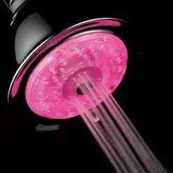 HotelSpa Chrome 24-Spray Dual Shower Head 2.5-GPM (9.5-LPM) -Bath and Faucet shop 786696014988 07877382 1800x1800