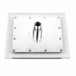 HotelSpa Chrome 1-Spray Rain Shower Head 2.5-GPM (9.5-LPM) 12 HotelSpa Chrome 1-Spray Rain Shower Head 2.5-GPM (9.5-LPM) -Bath and Faucet shop 786696016777 08871365 1800x1800