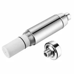 HotelSpa Chrome 1-Spray Rain Shower Head 2.5-GPM (9.5-LPM) -Bath and Faucet shop 786696016784 09687961 1800x1800