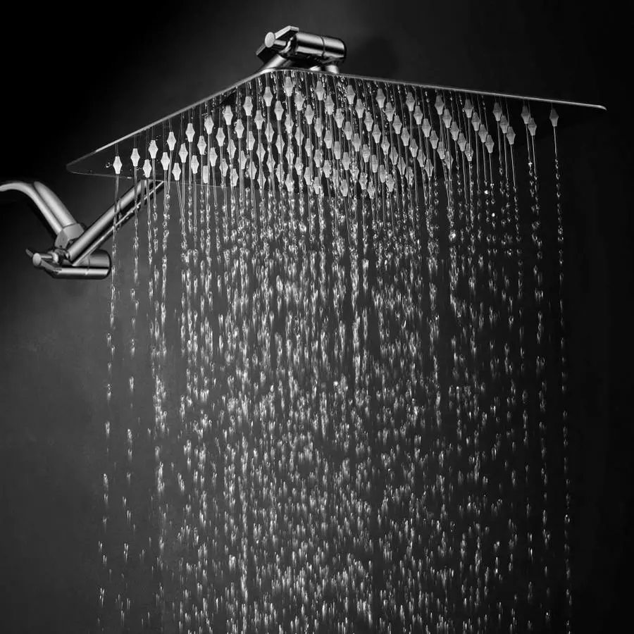 HotelSpa Hotel Spa Chrome 1-Spray Rain Shower Head 2.5-GPM (9.5-LPM) 6 HotelSpa Hotel Spa Chrome 1-Spray Rain Shower Head 2.5-GPM (9.5-LPM) - Image 4