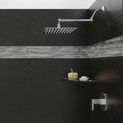 HotelSpa Hotel Spa Chrome 1-Spray Rain Shower Head 2.5-GPM (9.5-LPM) 13 HotelSpa Hotel Spa Chrome 1-Spray Rain Shower Head 2.5-GPM (9.5-LPM) -Bath and Faucet shop 786696016821 12237347 1800x1800