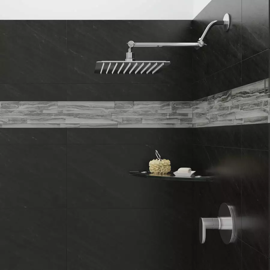 HotelSpa Hotel Spa Chrome 1-Spray Rain Shower Head 2.5-GPM (9.5-LPM) 4 HotelSpa Hotel Spa Chrome 1-Spray Rain Shower Head 2.5-GPM (9.5-LPM) - Image 2