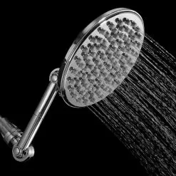 HotelSpa High Pressure Chrome 1-Spray Rain Shower Head 2.5-GPM (9.5-LPM) 21 HotelSpa High Pressure Chrome 1-Spray Rain Shower Head 2.5-GPM (9.5-LPM) -Bath and Faucet shop 786696016913 07982684 1800x1800