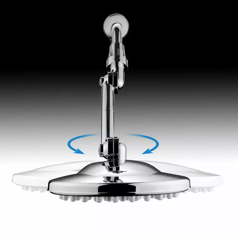 HotelSpa High Pressure Chrome 1-Spray Rain Shower Head 2.5-GPM (9.5-LPM) 8 HotelSpa High Pressure Chrome 1-Spray Rain Shower Head 2.5-GPM (9.5-LPM) - Image 6