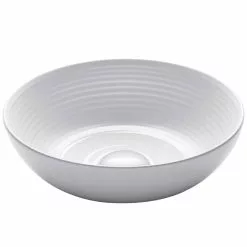 KRAUS Viva 13 In. Round Porcelain Ceramic Vessel Sink In White
