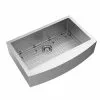 Square D American Standard Suffolk 33-in X 22-in Stainless Steel Single Bowl Tall (8-in Or Larger) Undermount Apron Front/Farmhouse Residential Kitchen Sink With Drainboard 1 Square D American Standard Suffolk 33-in X 22-in Stainless Steel Single Bowl Tall (8-in Or Larger) Undermount Apron Front/Farmhouse Residential Kitchen Sink With Drainboard -Bath and Faucet shop 791556108608 1800x1800