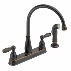 In Stock Hardwarestore Delivery Foundations 2-Handle Standard Kitchen Faucet With Side Sprayer In Chrome -Bath and Faucet shop 7961f745a2a20aad9fb9f0ca8918c144 1800x1800