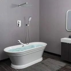 In Stock Hardwarestore Delivery 3-Spray With 2.5 GPM 10 In. 3 Functions Tub Wall Mount Dual Shower Heads In Spot In Polished Chrome (Valve Included) -Bath and Faucet shop 79b74b73e0876ea276b39d089f3b5c2b 2f99c897 50d1 4e02 abc4 1163598fe6a6 1800x1800