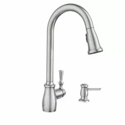 In Stock Hardwarestore Delivery Fieldstone Single-Handle Pull-Down Sprayer Kitchen Faucet With Reflex And Power Clean In Spot Resist Stainless 18 In Stock Hardwarestore Delivery Fieldstone Single-Handle Pull-Down Sprayer Kitchen Faucet With Reflex And Power Clean In Spot Resist Stainless -Bath and Faucet shop 7a1ce605b3e4077567ea7956527bc811 1800x1800