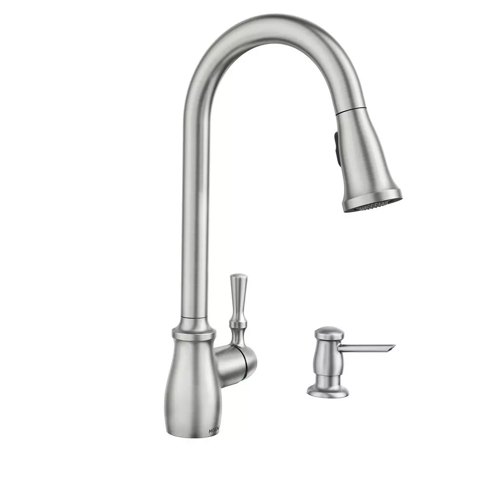 In Stock Hardwarestore Delivery Fieldstone Single-Handle Pull-Down Sprayer Kitchen Faucet With Reflex And Power Clean In Spot Resist Stainless 10 In Stock Hardwarestore Delivery Fieldstone Single-Handle Pull-Down Sprayer Kitchen Faucet With Reflex And Power Clean In Spot Resist Stainless - Image 8