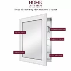 In Stock Hardwarestore Delivery 20 In. X 26 In. Fog Free Recessed Or Surface Mount Medicine Cabinet In White -Bath and Faucet shop 7a326864da8eca999840d1578b683811 1800x1800