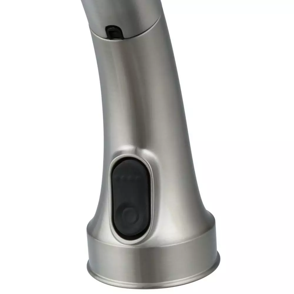 In Stock Hardwarestore Delivery Carmichael Single-Handle Pull-Down Sprayer Kitchen Faucet In Stainless Steel 7 In Stock Hardwarestore Delivery Carmichael Single-Handle Pull-Down Sprayer Kitchen Faucet In Stainless Steel - Image 5