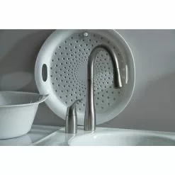 In Stock Hardwarestore Delivery Simplice Single-Handle Pull-Down Sprayer Kitchen Faucet In Vibrant Stainless -Bath and Faucet shop 7bd361636a139c2f4700345fd62f9188 1800x1800