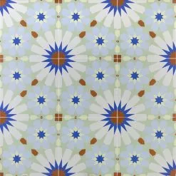 Bond Tile Uffizi Multicolored Encaustic 9x9 Glazed Porcelain Tile