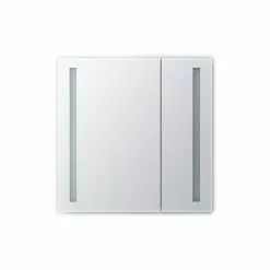 In Stock Hardwarestore Delivery Royale Basic 30 In. W X 30 In. H Recessed Or Surface Mount Medicine Cabinet With Bi-View Door, LED Lighting With Dimmer