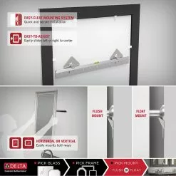 In Stock Hardwarestore Delivery 27 In. W X 41 In. H (L1) Frameless Rectangular Deluxe Glass Bathroom Vanity Mirror 24 In Stock Hardwarestore Delivery 27 In. W X 41 In. H (L1) Frameless Rectangular Deluxe Glass Bathroom Vanity Mirror -Bath and Faucet shop 7db41ca7cc1c1d2b9cc7b0bcd6e19f0b 83d188bb 62c7 424c 96f2 ee2bfa81a408 1800x1800