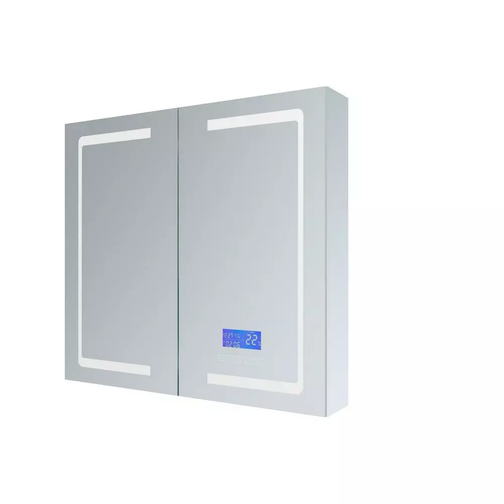 In Stock Hardwarestore Delivery Bracciano 36 In. W. X 36 In. H. Recessed Or Surface-Mount LED Medicine Cabinet With Defogger 4 In Stock Hardwarestore Delivery Bracciano 36 In. W. X 36 In. H. Recessed Or Surface-Mount LED Medicine Cabinet With Defogger - Image 2