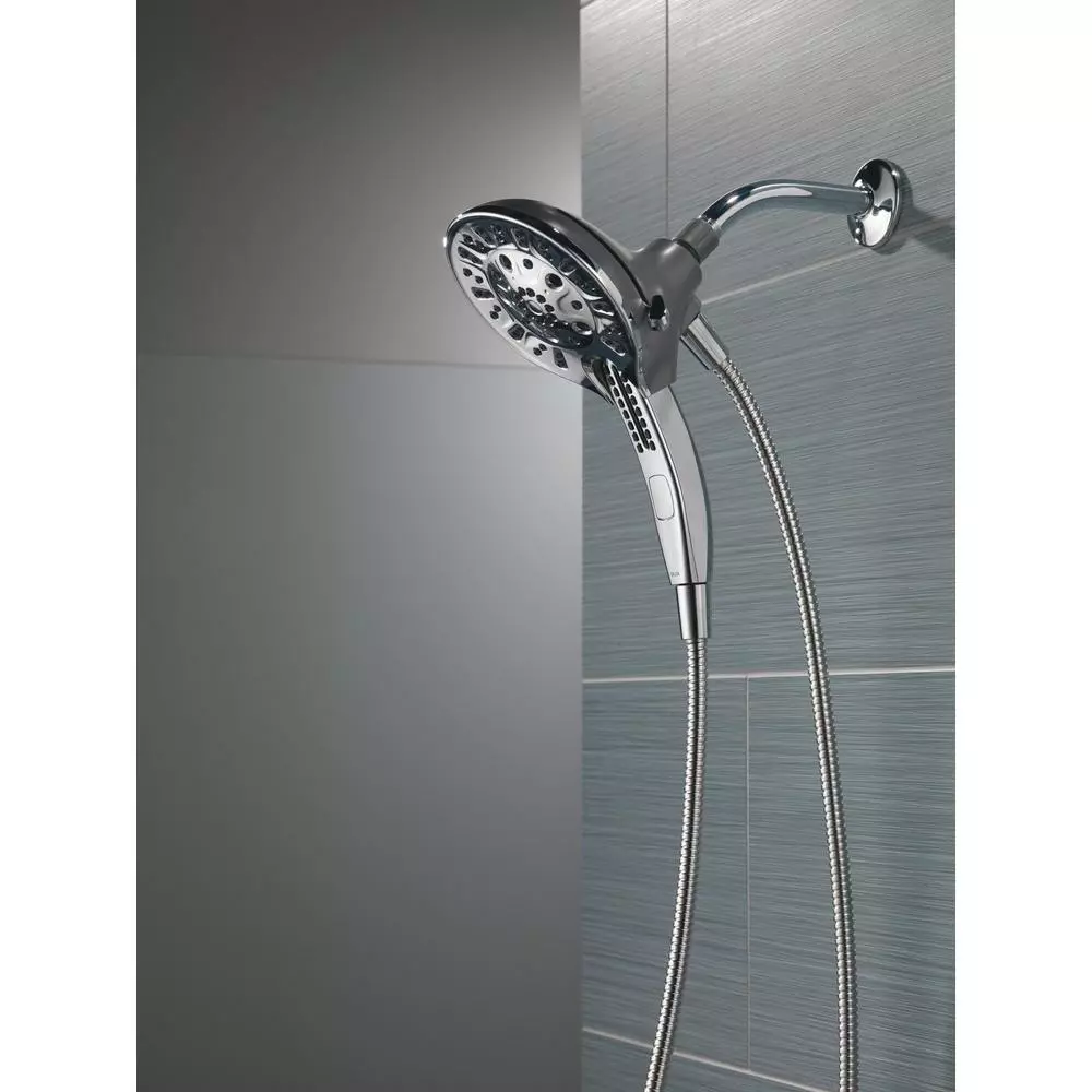 In Stock Hardwarestore Delivery In2ition Two-in-One 5-Spray 6 In. Dual Wall Mount Fixed And Handheld Shower Head In Chrome 15 In Stock Hardwarestore Delivery In2ition Two-in-One 5-Spray 6 In. Dual Wall Mount Fixed And Handheld Shower Head In Chrome - Image 13