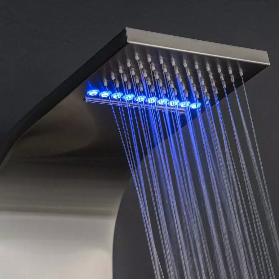 AKDY 63-in Stainless Steel 8-Spray Shower Panel System (Valve Included) 8 AKDY 63-in Stainless Steel 8-Spray Shower Panel System (Valve Included) - Image 6