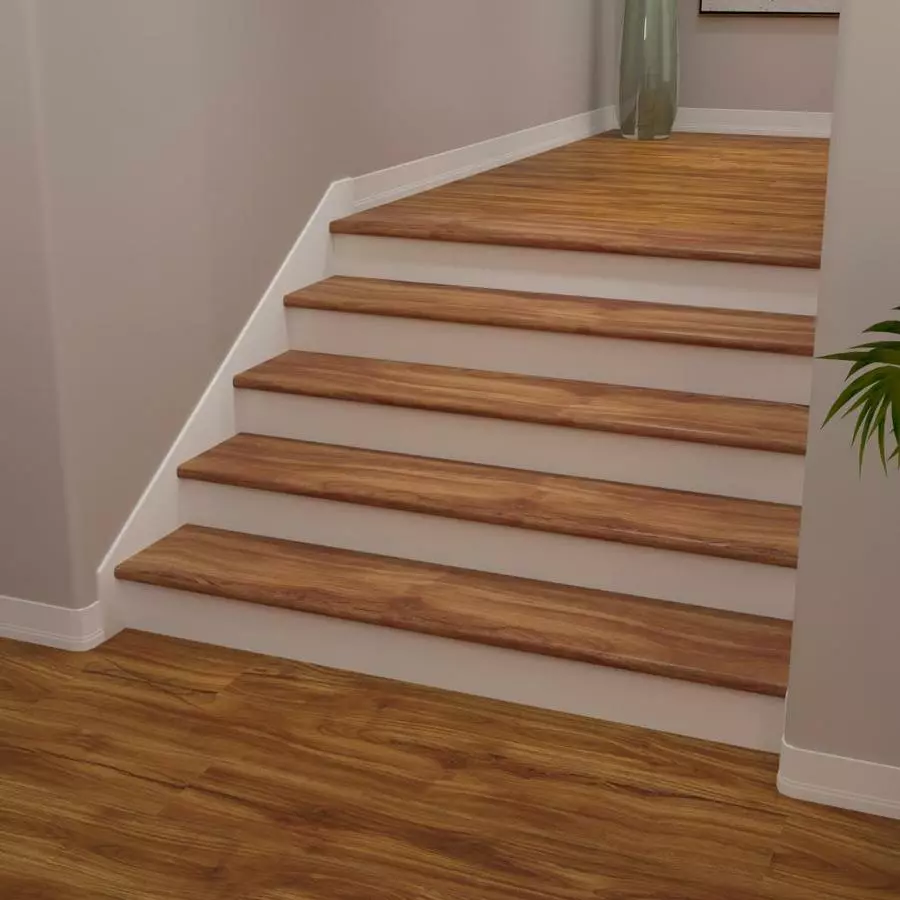Cali Bamboo Vinyl Pro 11.5-in X 48.31-in Classic Acacia Prefinished Stair Tread 3 Cali Bamboo Vinyl Pro 11.5-in X 48.31-in Classic Acacia Prefinished Stair Tread