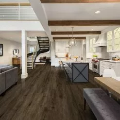 CALI Long-Board Vinyl Pro 6-Piece 9-in X 70.87-in Offshore Oak Luxury Vinyl Plank Flooring -Bath and Faucet shop 810124039592 12535104 1800x1800